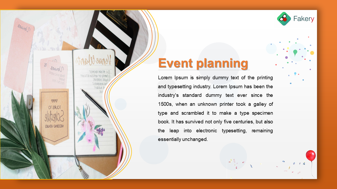 presentation on event planning